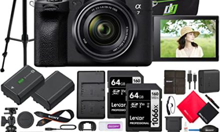 Capture Life’s Moments: Sony a7 IV Mirrorless Camera Bundle