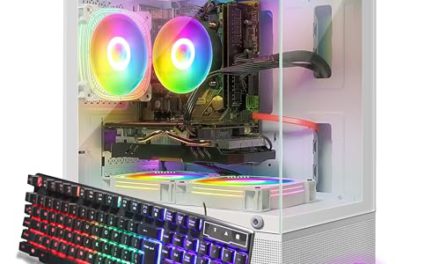 Powerful Gaming PC with Intel Core i7, 32GB RAM, 2TB SSD, Radeon RX 580, RGB Accessories