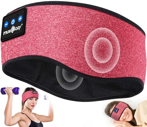 Revitalize Sleep: Wireless Music Headband for Side Sleepers & Workout Enthusiasts