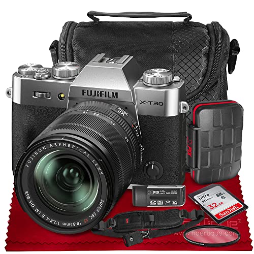 Capture the Magic: FujiFilm X-T30 II Silver Camera with XF18-55mm Lens & Bonus Bundle