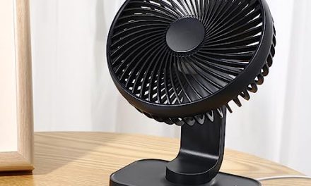 Whisper-Quiet USB Mini Fan: Stay Cool, Refreshed!