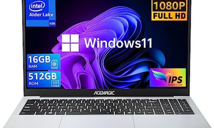 Powerful ACEMAGIC Laptop: Fast, Sleek, & Reliable!
