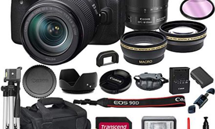 Capture Life’s Moments: Canon 90D DSLR Camera + 18-135mm USM Lens Bundle