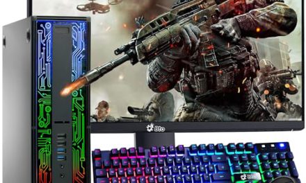 Renewed HP 800 G2 Gaming PC: Powerful Intel Core, 16GB DDR4, 512GB SSD, NVIDIA GeForce, 24″ Monitor