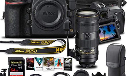 Capture Your World: Nikon D850 Body, 70-200mm VR Lens, 64GB Memory, Case, Corel Software, and More