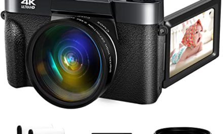 Ultimate 4K Vlog Camera: Stunning 48MP, 7”Flip Screen!