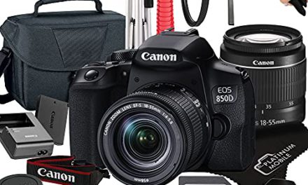 Upgrade Your Photography: Canon EOS 850D Rebel T8i + Platinum Bundle