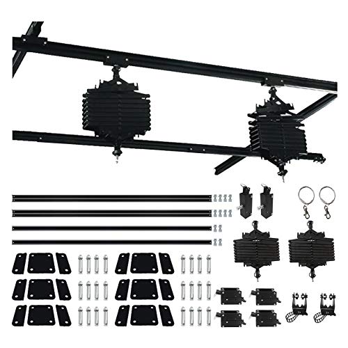 Complete Kit for Studio Ceiling Rail System with Photography Ceiling Lamp Hanger