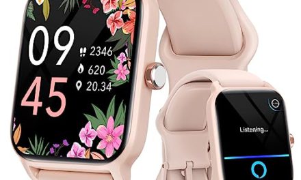 Empowering Women: Fitpolo Smart Watch with Alexa, HD Screen, Waterproof, Bluetooth Call, Health Monitoring