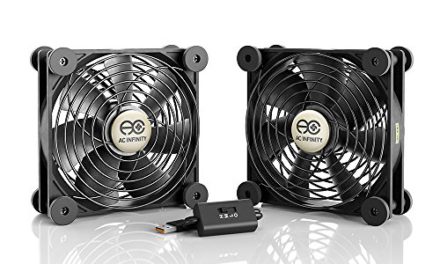 Whisper-Quiet Dual USB Fan: AC Infinity MULTIFAN S7