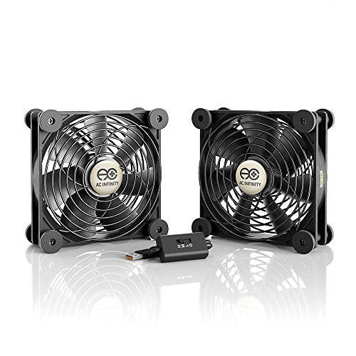 Whisper-Quiet Dual USB Fan: AC Infinity MULTIFAN S7