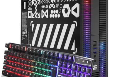 Powerful HP Gaming Desktop: Intel Quad Core I5, GeForce GT 1030, 32GB DDR4, 1T SSD, RGB Keyboard & Mouse