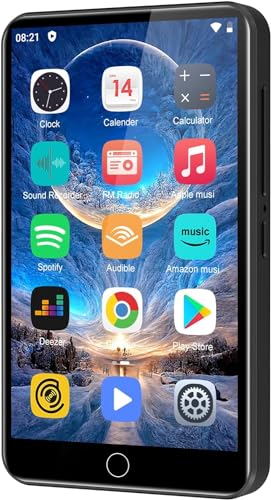 Ultimate 80GB MP3 Player: Bluetooth, WiFi, Touchscreen, Spotify, Audible, Speaker, FM Radio, E-Book, 512 GB