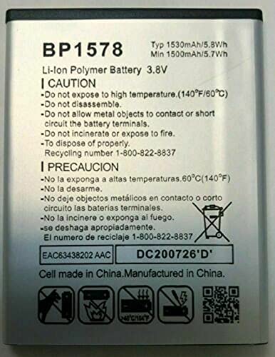Long-lasting Kazuna eTalk BP1578 Battery