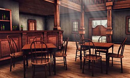 Western Saloon Photo Booth Props: Rustic Bar, Cowboys, Wild West