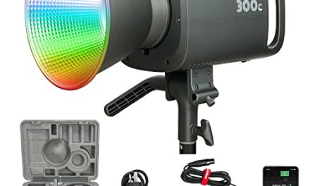 Powerful RGBWW LED Video Light for Vibrant Videos