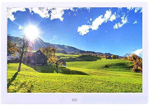 Stunning 17″ Digital Photo Frame: High-Res Picture & Video, Music, Clock, Calendar – Remote Control