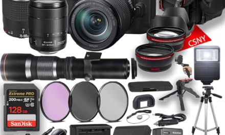 Capture More with Canon EOS 90D: 33-pc Bundle!