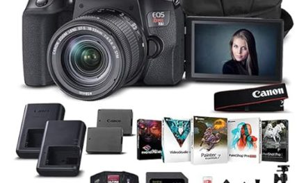 Capture Memorable Moments: Canon Rebel T8i DSLR Camera Bundle