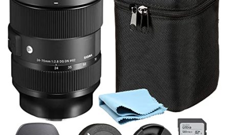 Sigma 24-70mm f2.8 Art: Sony-E Mount Lens with Extras