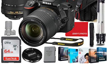 Capture Life’s Moments with Nikon D5600 DSLR Camera Bundle