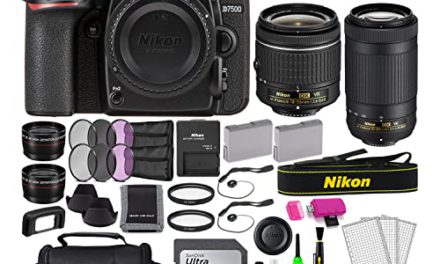 Revamped Nikon D7500 DSLR Camera Bundle: Capture Stunning Shots with Extra Accessories