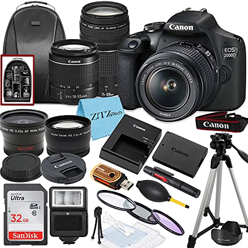Capture Life’s Moments with Canon EOS 2000D DSLR Bundle