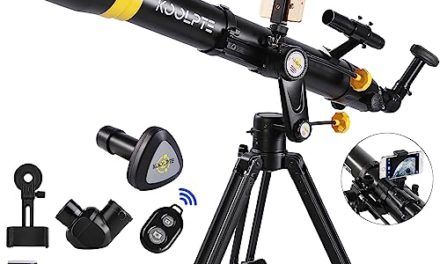 Powerful Refracting Telescope: 90mm Aperture, Digital Eyepiece