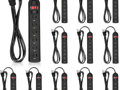Power Up with Copkim’s 12-Pack Surge Protector!