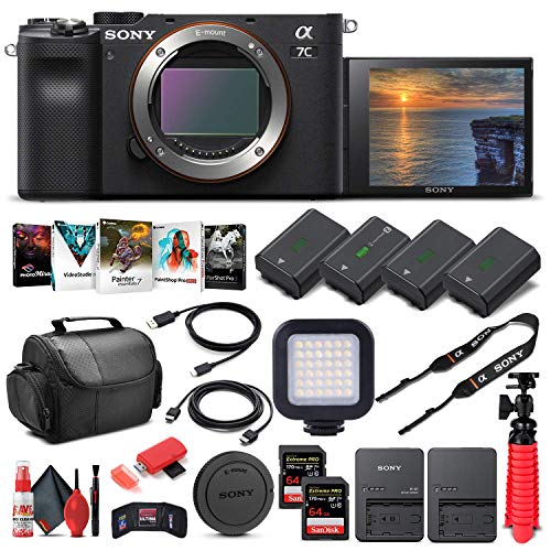 Capture Brilliance: Sony Alpha a7C Mirrorless Camera Bundle (Body Only)