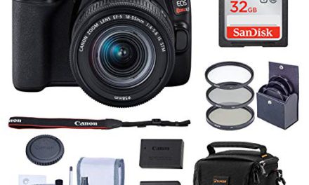 Capture Life’s Moments: Canon EOS Rebel SL3 DSLR Camera Bundle
