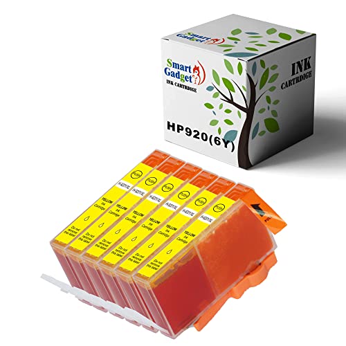 Save on Ink! SGINK Compatible Replacement for HP 920 XL 920XL – Vibrant Yellow, 6-Pack