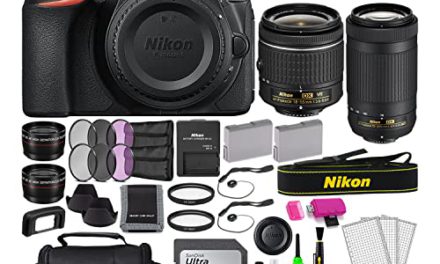 Capture the Perfect Shot with Nikon D5600 DSLR Camera Bundle