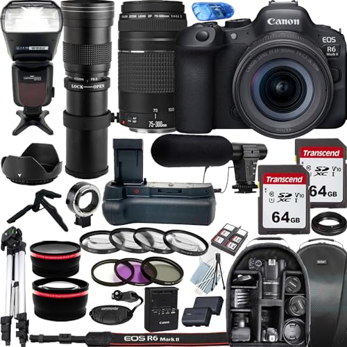Capture the Moment: Canon EOS R6 Mark II Mirrorless Camera Bundle