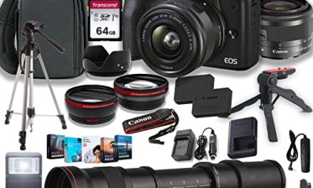 Capture Stunning Photos with Canon EOS M50 Mark II Camera Bundle
