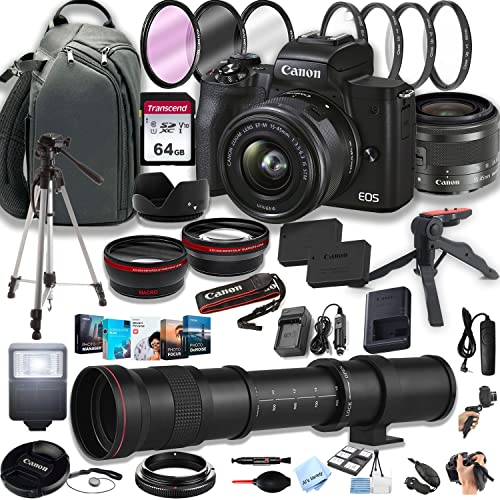 Capture Stunning Photos with Canon EOS M50 Mark II Camera Bundle