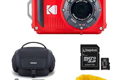 Capture Adventures: Waterproof 16MP Kodak PIXPRO Camera with Bag and Accessories