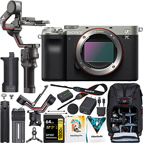 Sony a7C Camera Bundle: Capture Stunning Films with DJI RS 3 Stabilizer & More