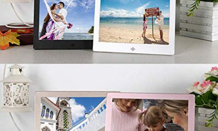 Slim 8-Inch Digital Frame: Enhance Photos, Music & Videos
