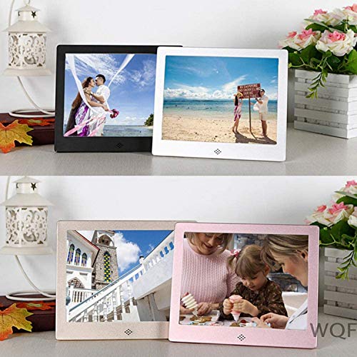 Slim 8-Inch Digital Frame: Enhance Photos, Music & Videos