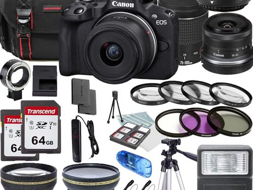 Revamped Canon R50: Capture with Versatile Lenses + Filters!