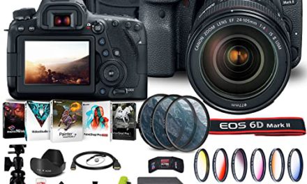 Capture the Moment: Canon EOS 6D Mark II + Complete Bundle (Renewed)