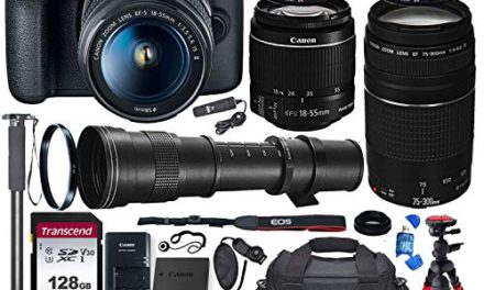 Capture the Ultimate Shot with Canon EOS Rebel T7 DSLR Camera & Lens Bundle