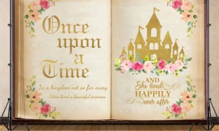 Enchanting Fairy Tale Castle & Floral Backdrop for Princess Birthday Party