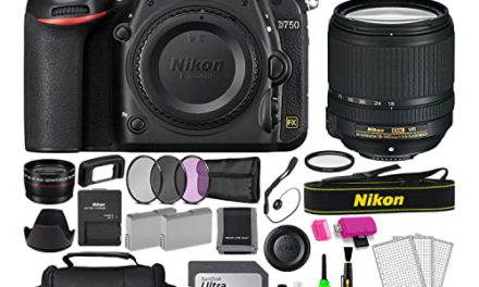 Capture Life’s Beauty: Nikon D750 24.3MP DSLR Camera Bundle