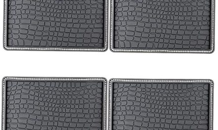 4pcs Car Mats: Enhance Your Auto with Non-Slip Accessories