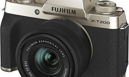 Capture Life: Fujifilm X-T200 Mirrorless Camera – Champagne Gold