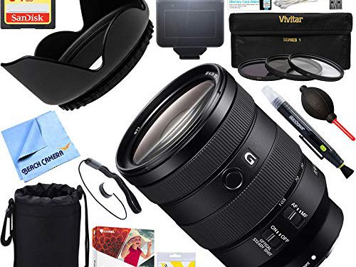 Capture the Moment: Sony FE 24-105mm F4 G OSS Lens + 64GB Ultimate Filter & Flash Bundle