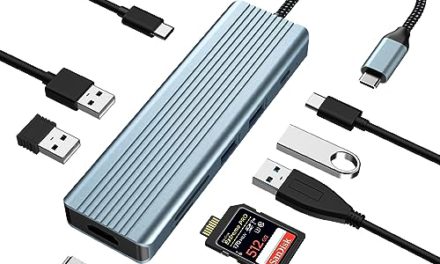 Powerful 9-in-1 USB C Hub: Ultra HD, Lightning Fast