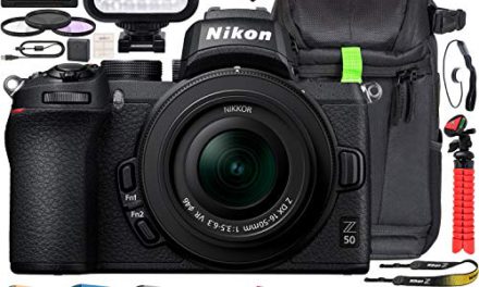 Capture Life’s Brilliance: Nikon Z50 Mirrorless Camera Bundle